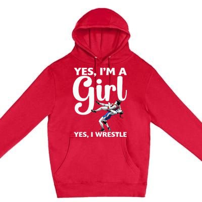 Cool Wrestling For Wrestler Athletes Coach Premium Pullover Hoodie