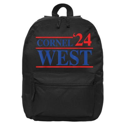 Cornel West For President Cornel West 2024 16 in Basic Backpack