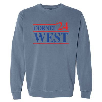 Cornel West For President Cornel West 2024 Garment-Dyed Sweatshirt