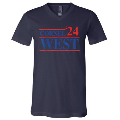 Cornel West For President Cornel West 2024 V-Neck T-Shirt