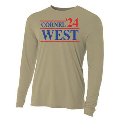 Cornel West For President Cornel West 2024 Cooling Performance Long Sleeve Crew