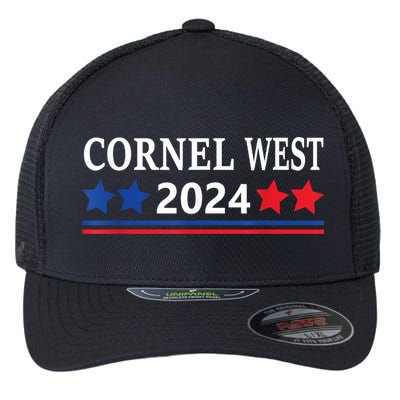 Cornel West For President Cornel West 2024 Flexfit Unipanel Trucker Cap
