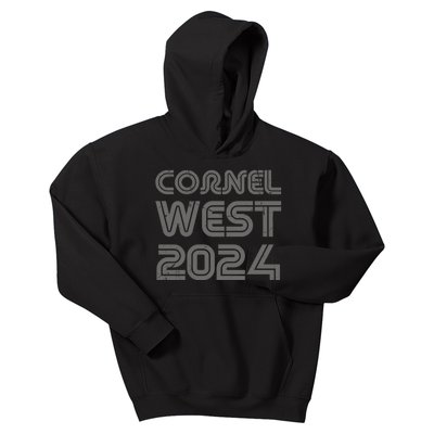 Cornel West For President 2024 Kids Hoodie