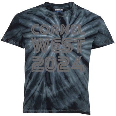 Cornel West For President 2024 Kids Tie-Dye T-Shirt