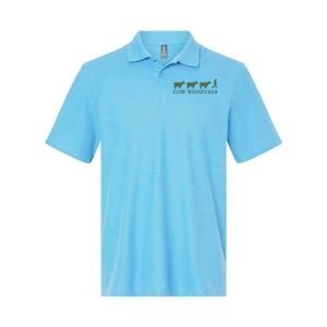 Cow Whisperer Funny Farmer Softstyle Adult Sport Polo