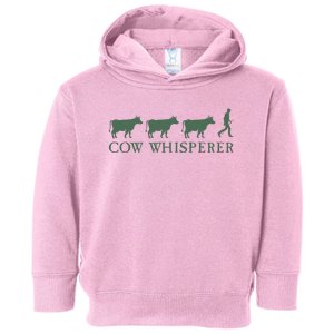 Cow Whisperer Funny Farmer Toddler Hoodie