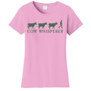 Cow Whisperer Funny Farmer Women's T-Shirt