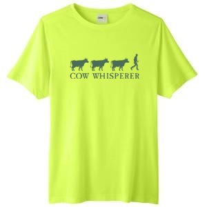 Cow Whisperer Funny Farmer Tall Fusion ChromaSoft Performance T-Shirt