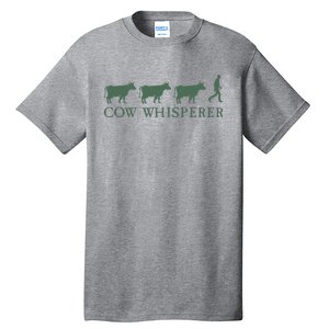 Cow Whisperer Funny Farmer Tall T-Shirt