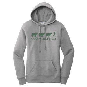 Cow Whisperer Funny Farmer Women's Pullover Hoodie