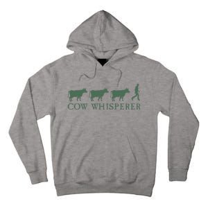 Cow Whisperer Funny Farmer Tall Hoodie