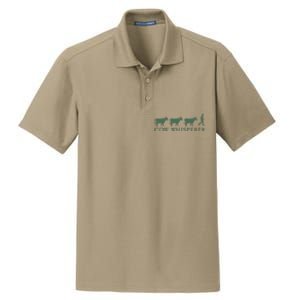 Cow Whisperer Funny Farmer Dry Zone Grid Polo