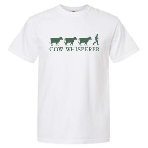 Cow Whisperer Funny Farmer Garment-Dyed Heavyweight T-Shirt