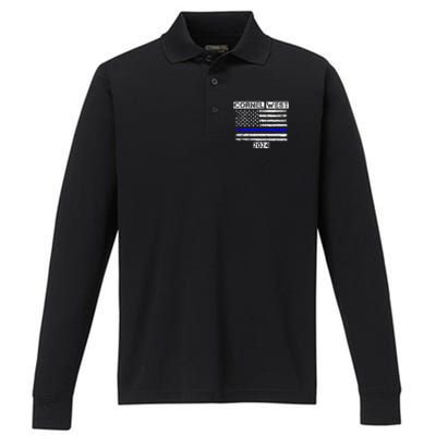 Cornel West For President Cornel West 2024 Performance Long Sleeve Polo