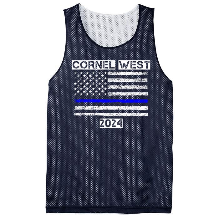 Cornel West For President Cornel West 2024 Mesh Reversible Basketball Jersey Tank