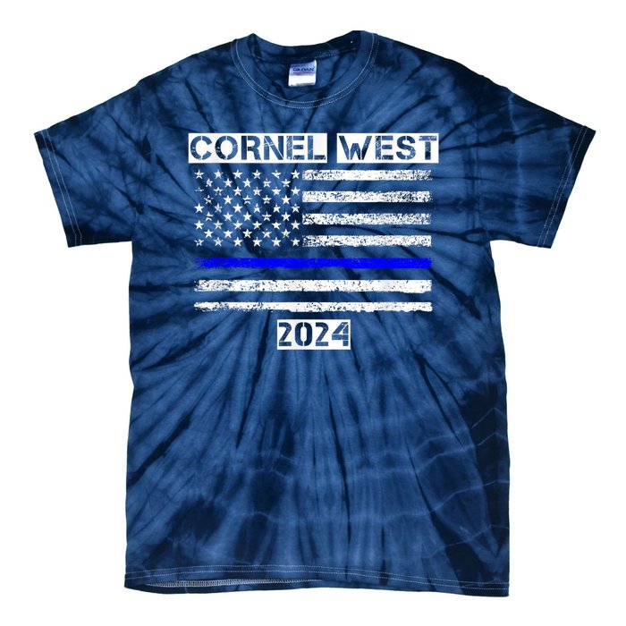 Cornel West For President Cornel West 2024 Tie-Dye T-Shirt