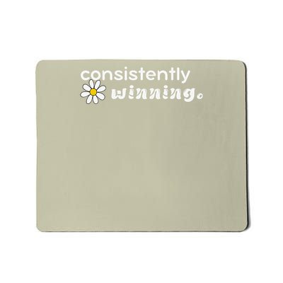 Consistently Winning Flower Designed Mousepad