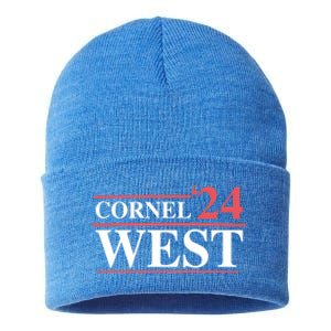 Cornel West For President Cornel West 2024 Sustainable Knit Beanie