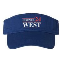 Cornel West For President Cornel West 2024 Valucap Bio-Washed Visor