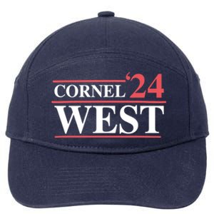 Cornel West For President Cornel West 2024 7-Panel Snapback Hat