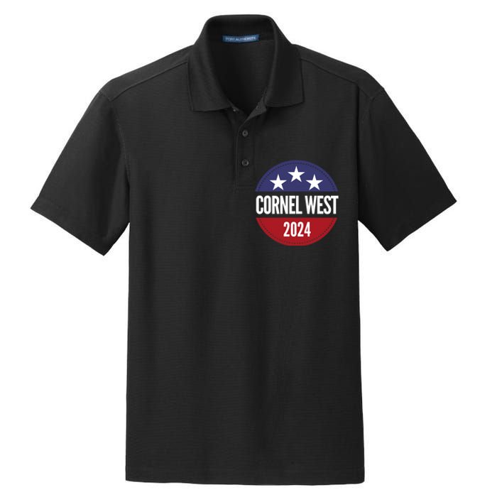 Cornel West For President Cornel West 2024 Dry Zone Grid Polo