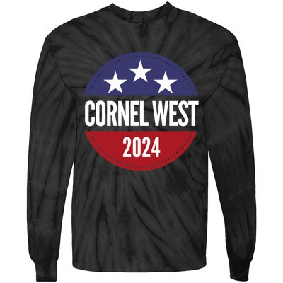 Cornel West For President Cornel West 2024 Tie-Dye Long Sleeve Shirt