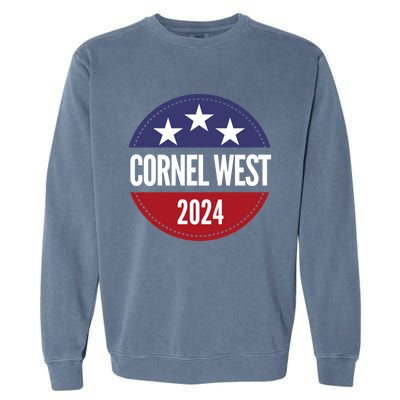 Cornel West For President Cornel West 2024 Garment-Dyed Sweatshirt