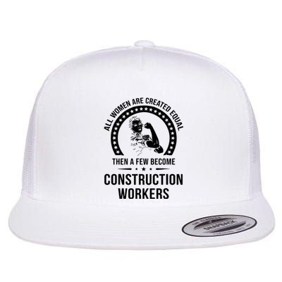 Construction Worker For Women Construction Worker Flat Bill Trucker Hat