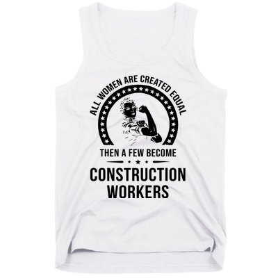 Construction Worker For Women Construction Worker Tank Top