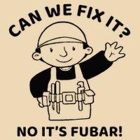 Can We Fix It No ItS Fubar! Toolbox Helmet Construction Drawstring Bag