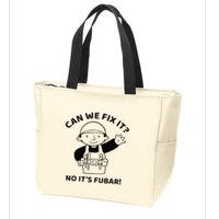 Can We Fix It No ItS Fubar! Toolbox Helmet Construction Zip Tote Bag