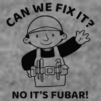Can We Fix It No ItS Fubar! Toolbox Helmet Construction 7-Panel Snapback Hat