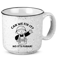 Can We Fix It No ItS Fubar! Toolbox Helmet Construction 15oz Campfire Ceramic Mug