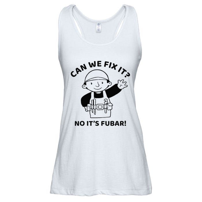 Can We Fix It No ItS Fubar! Toolbox Helmet Construction Ladies Essential Flowy Tank