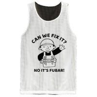 Can We Fix It No ItS Fubar! Toolbox Helmet Construction Mesh Reversible Basketball Jersey Tank