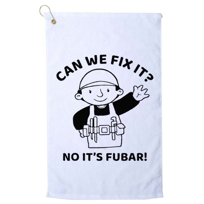 Can We Fix It No ItS Fubar! Toolbox Helmet Construction Golf Towel