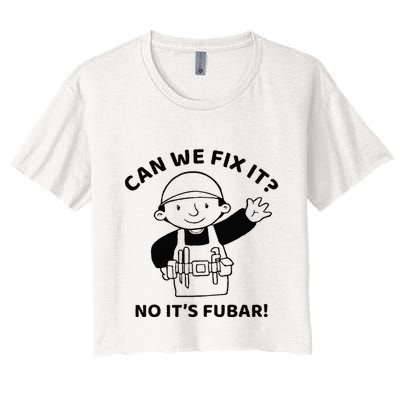 Can We Fix It No ItS Fubar! Toolbox Helmet Construction Crop Top