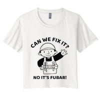 Can We Fix It No ItS Fubar! Toolbox Helmet Construction Crop Top