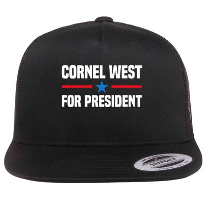 Cornel West For President 2024 Cornel West 2024 Flatbill Hat
