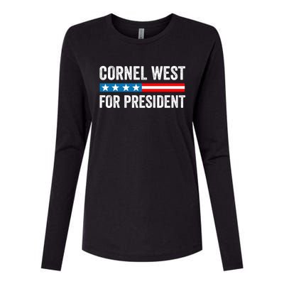 Cornel West For President 2024 Cornel West 2024 Womens Cotton Relaxed Long Sleeve T-Shirt