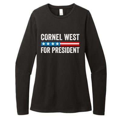 Cornel West For President 2024 Cornel West 2024 Womens CVC Long Sleeve Shirt