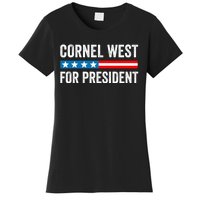 Cornel West For President 2024 Cornel West 2024 Women's T-Shirt