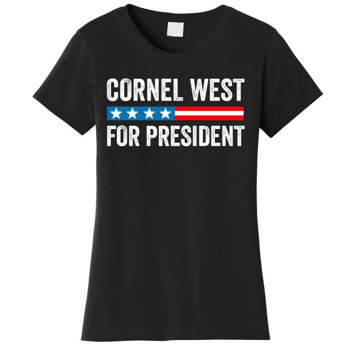 Cornel West For President 2024 Cornel West 2024 Women's T-Shirt