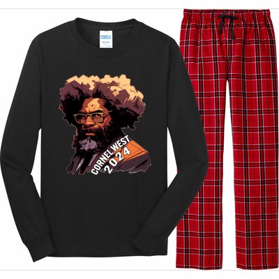 Cornel West For President Cornel West 2024 Long Sleeve Pajama Set