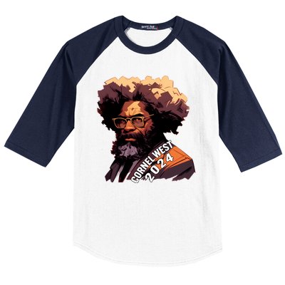 Cornel West For President Cornel West 2024 Baseball Sleeve Shirt