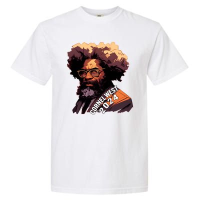 Cornel West For President Cornel West 2024 Garment-Dyed Heavyweight T-Shirt