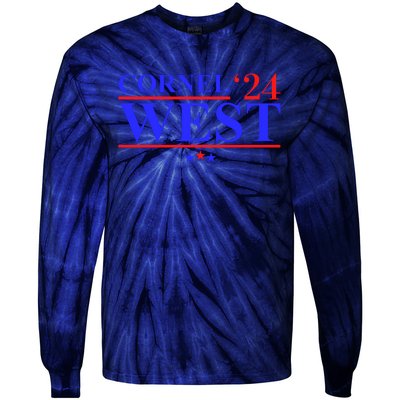 Cornel West For President 2024 Cornel West 2024 Tie-Dye Long Sleeve Shirt