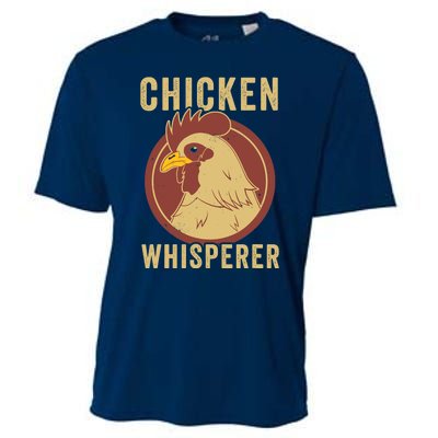 Chicken Whisperer Funny Chicken Lover Chicken Farmer Cooling Performance Crew T-Shirt