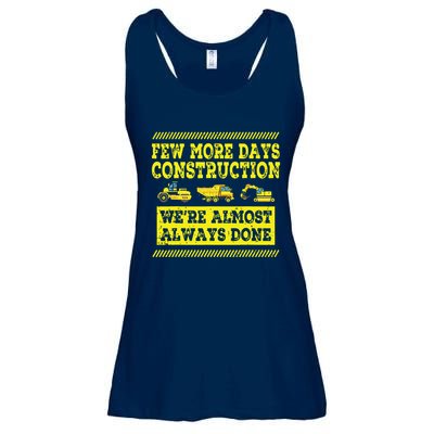 Construction Workers Few More Days Construction Company Ladies Essential Flowy Tank