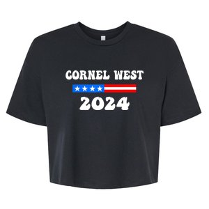 Cornel West For President Cornel West 2024 Bella+Canvas Jersey Crop Tee